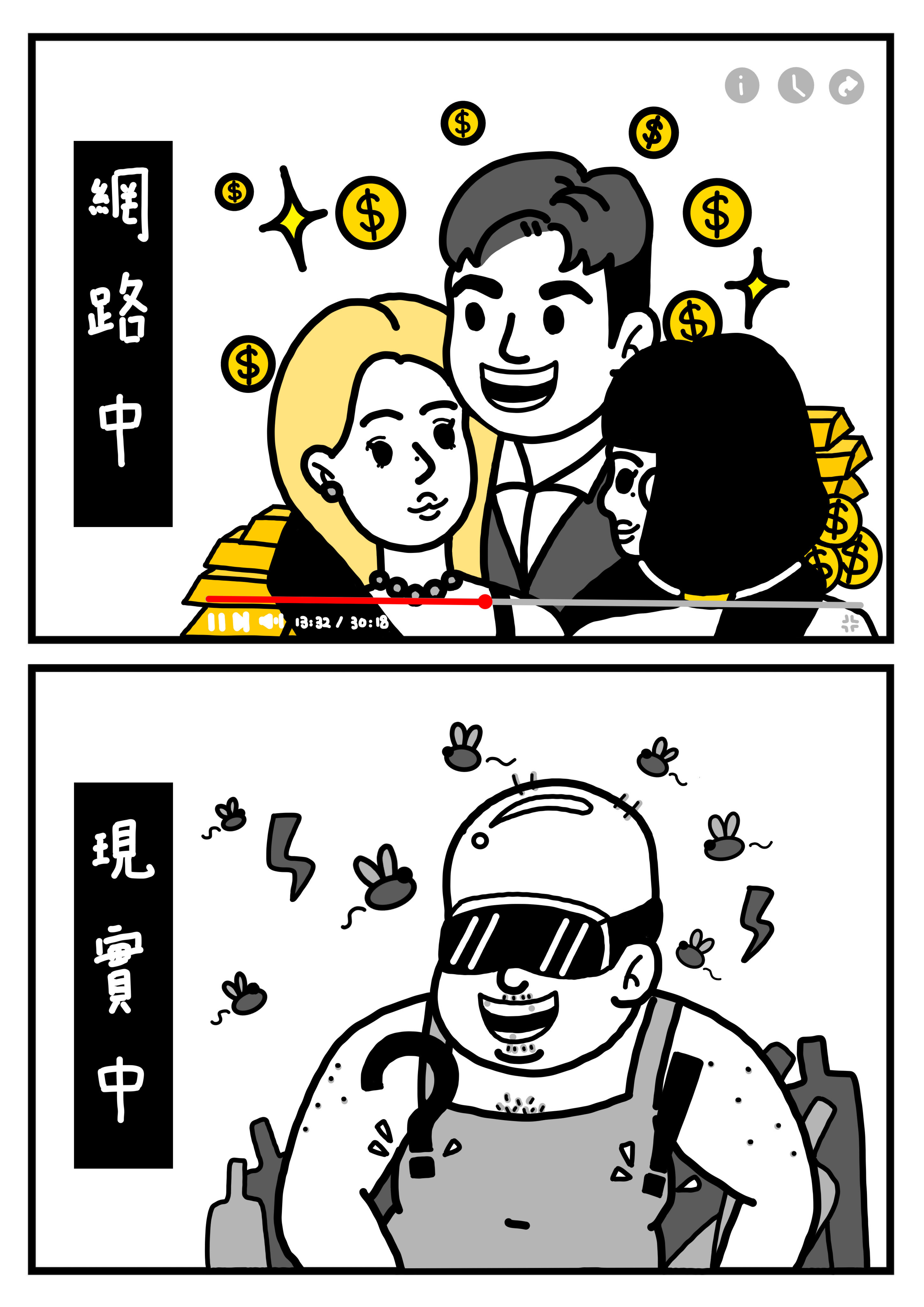 社會組 : 金牌 作者 : 丁于庭【網路上的影片不一定是真實的】